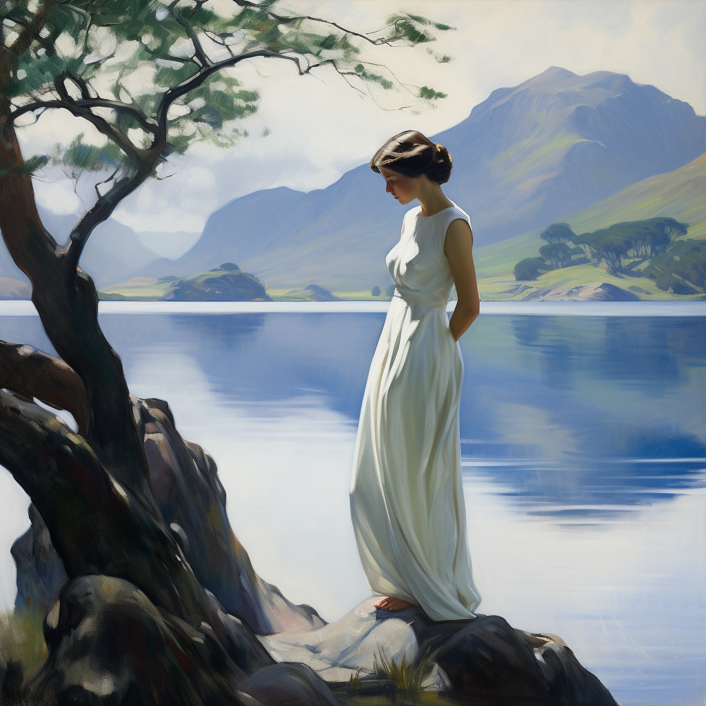 "Loch Maree Mystique: Unveiling the Enchantment of Scotland's Jewel" – Scotland Paintings and 