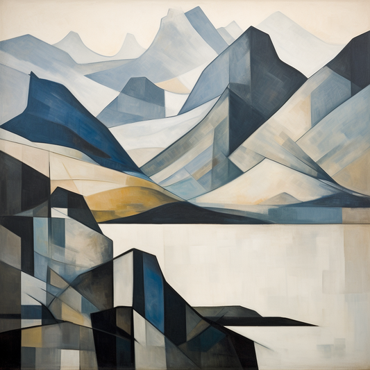 A painting of Applecross in Scotland