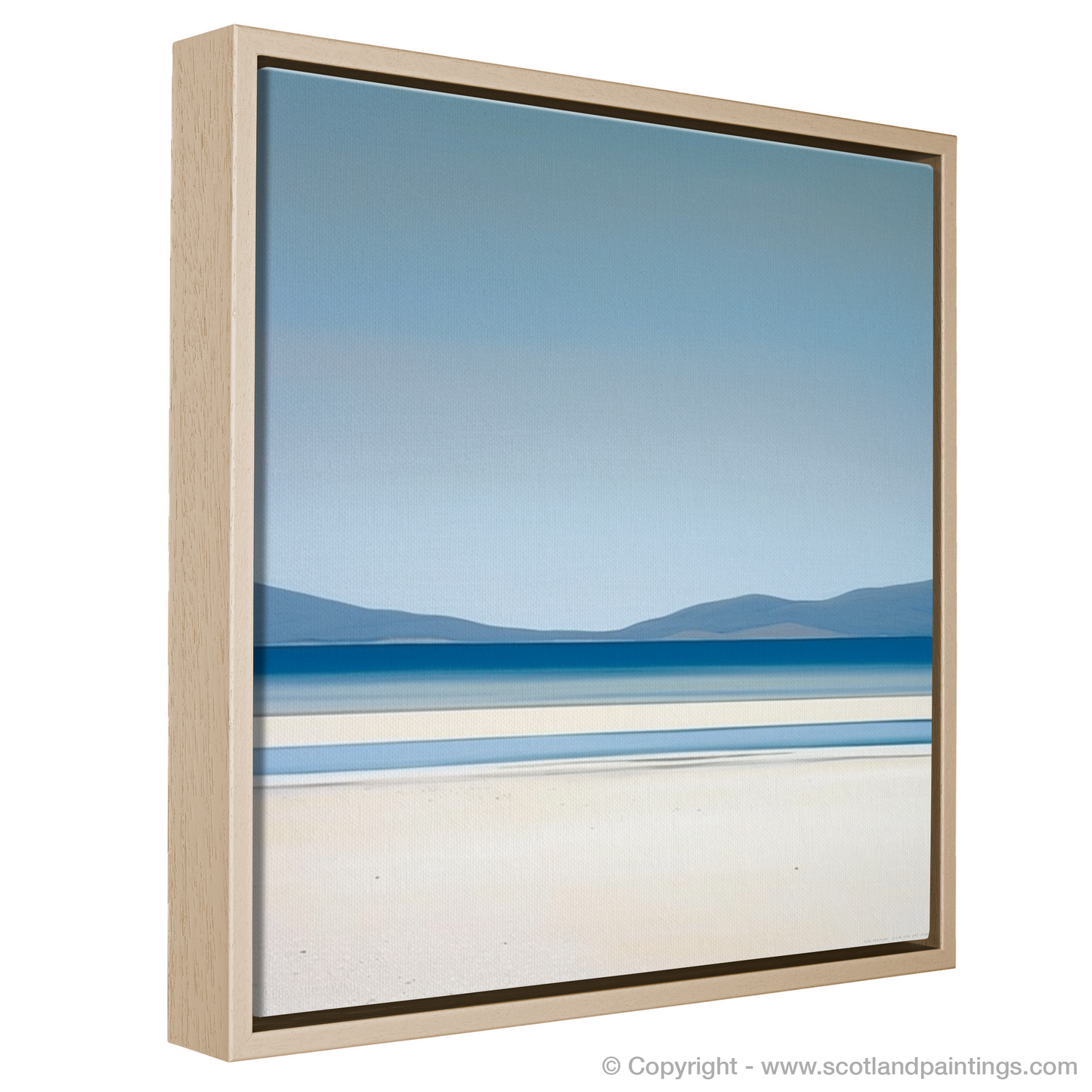 Abstract Luskentyre: A Serene Scottish Shore