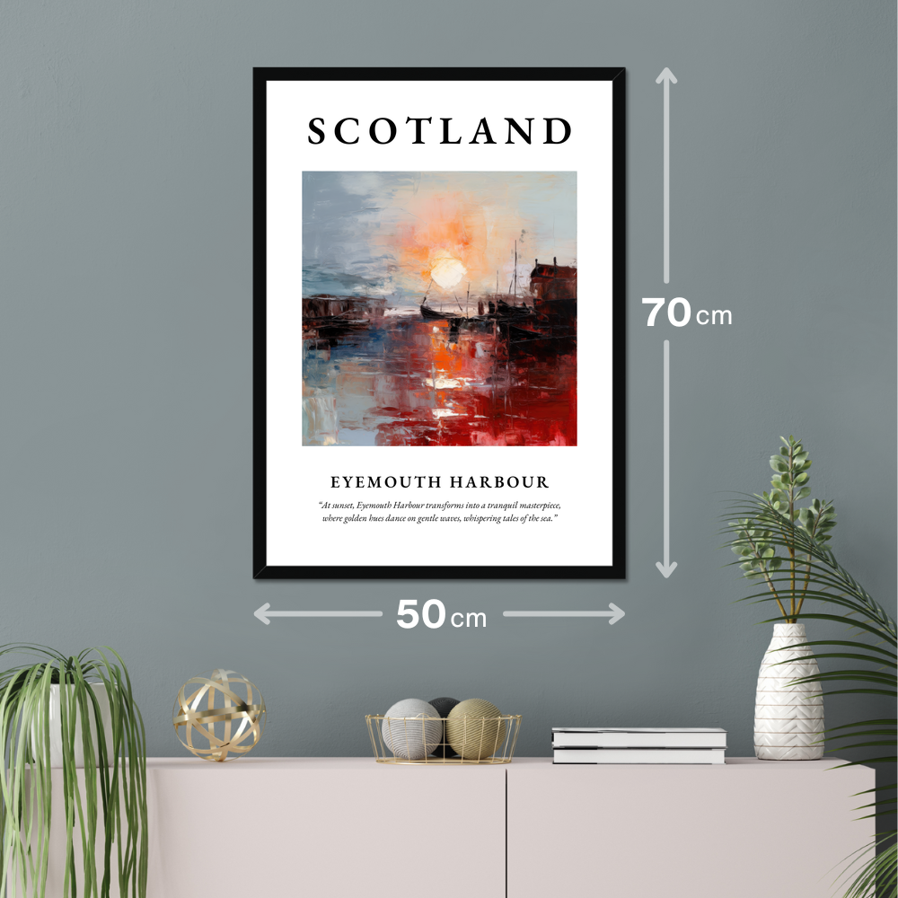 Eyemouth Harbour - Framed Poster Print