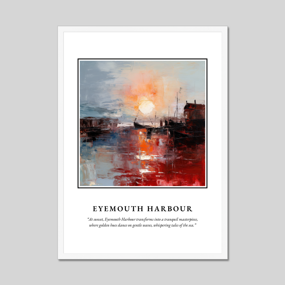 Eyemouth Harbour - Framed Poster Print