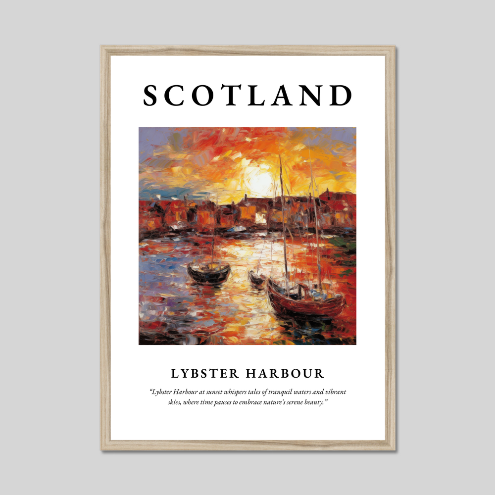 Lybster Harbour - Framed Poster Print