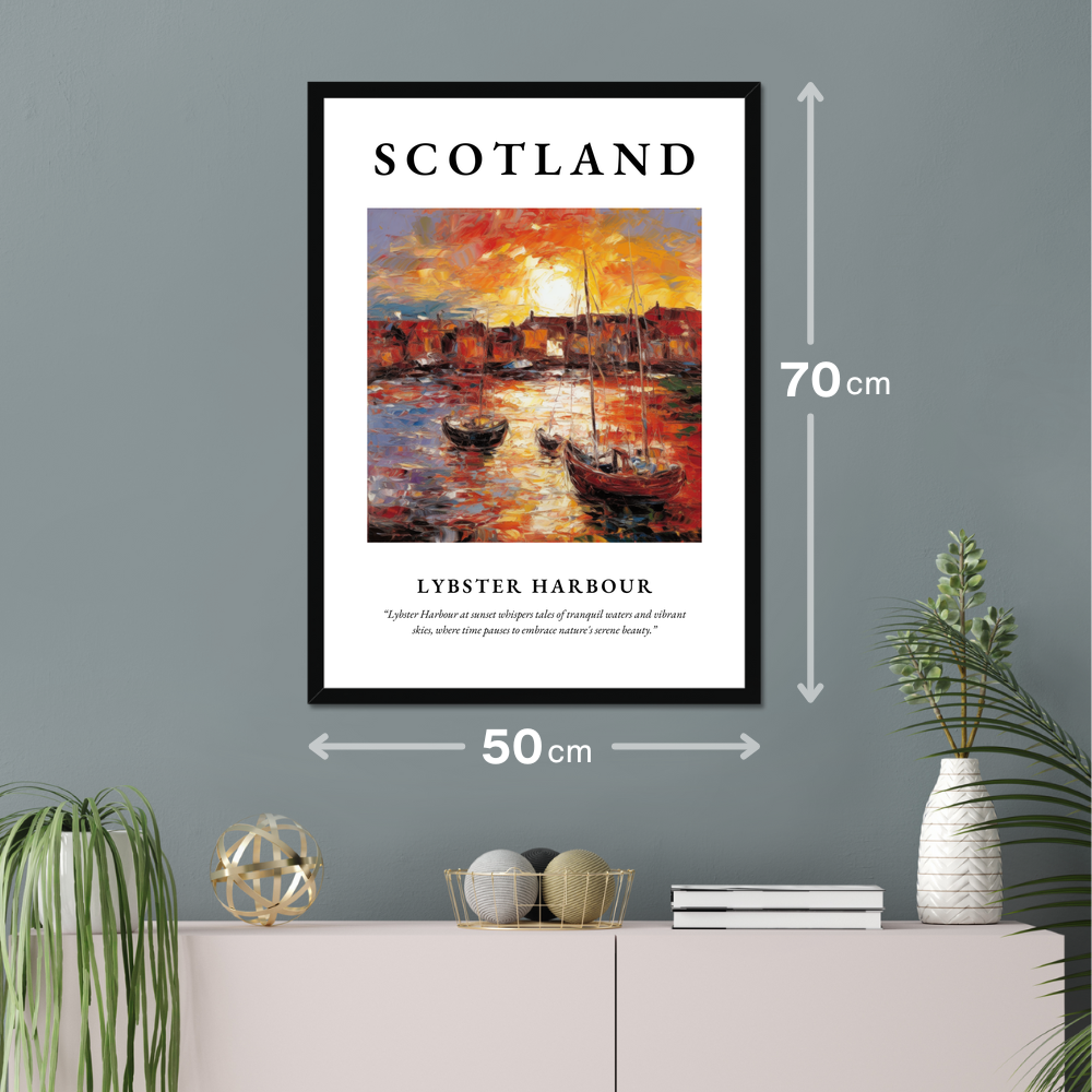 Lybster Harbour - Framed Poster Print