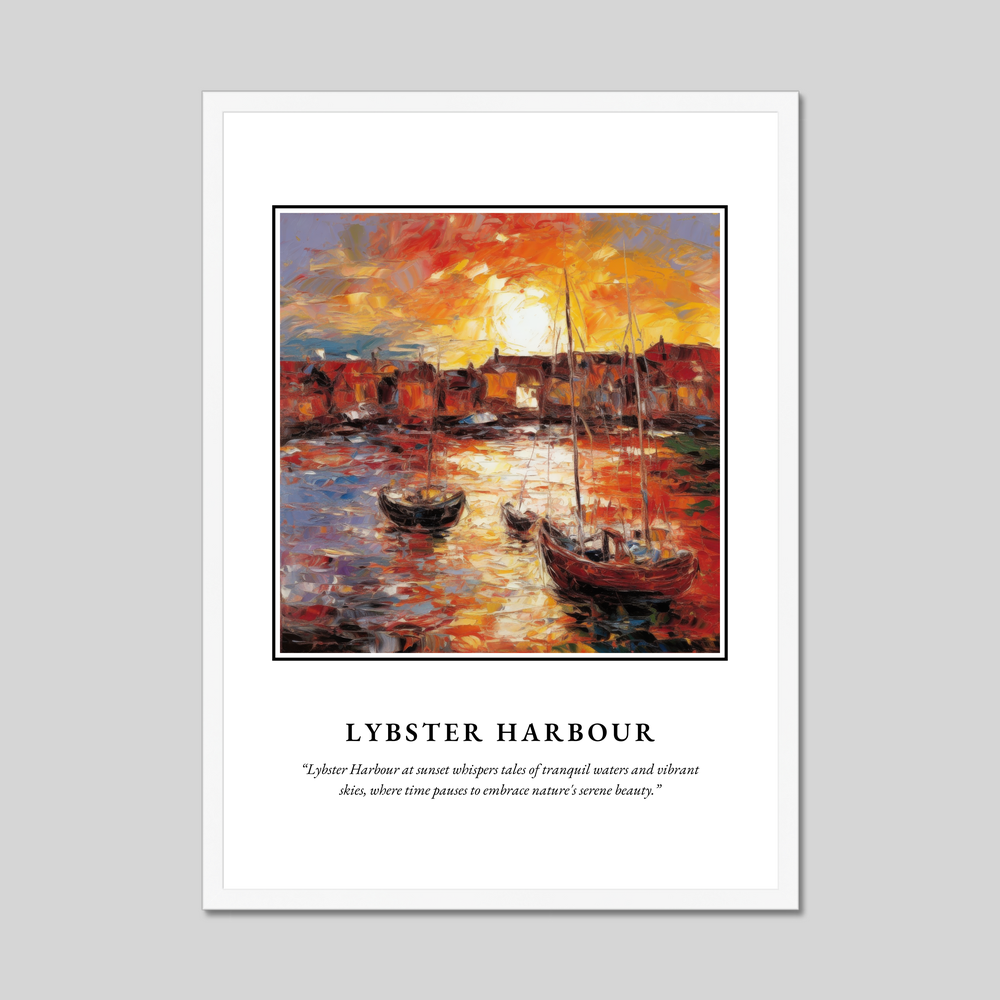 Lybster Harbour - Framed Poster Print