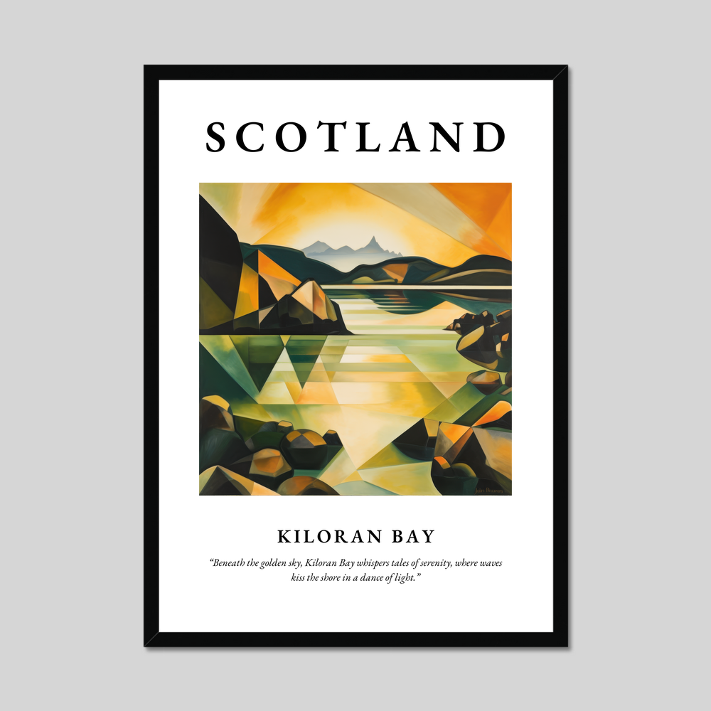 Kiloran Bay - Framed Poster Print