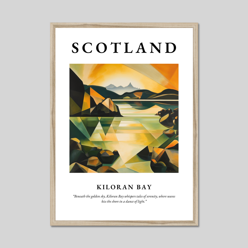 Kiloran Bay - Framed Poster Print