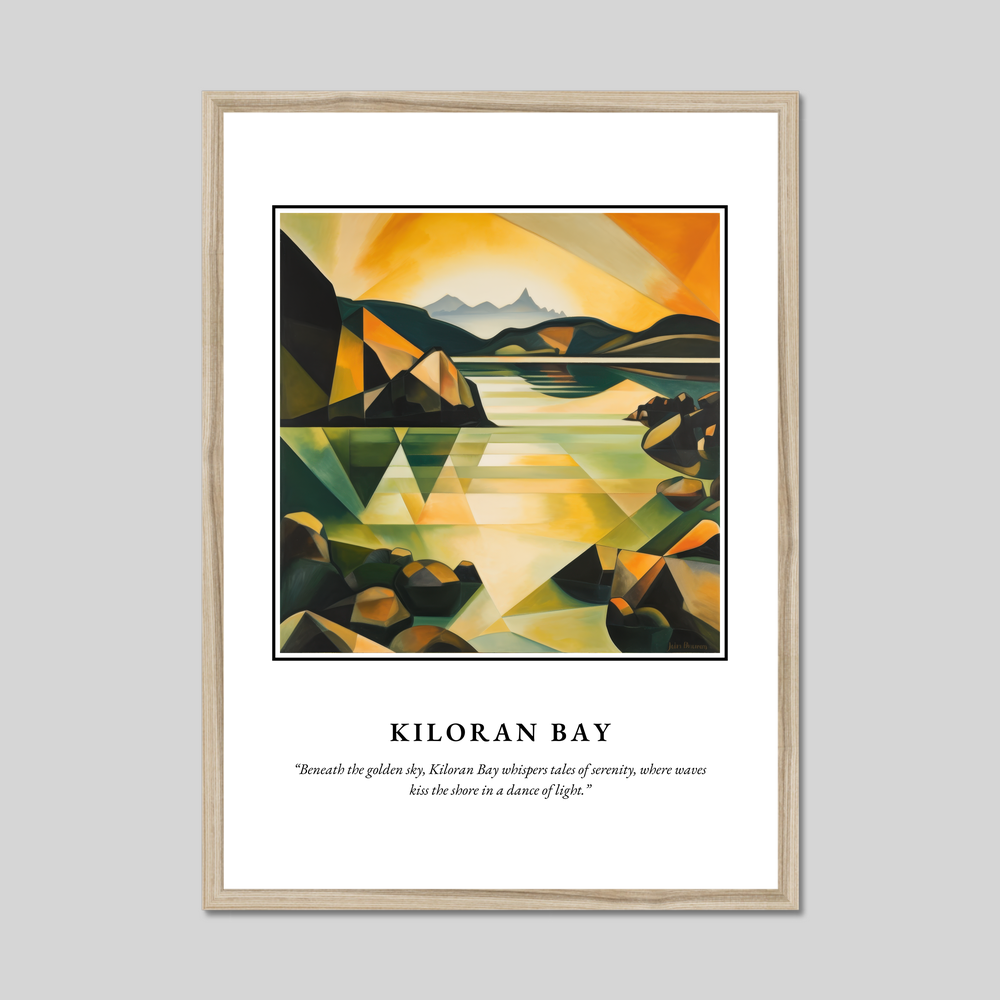 Kiloran Bay - Framed Poster Print