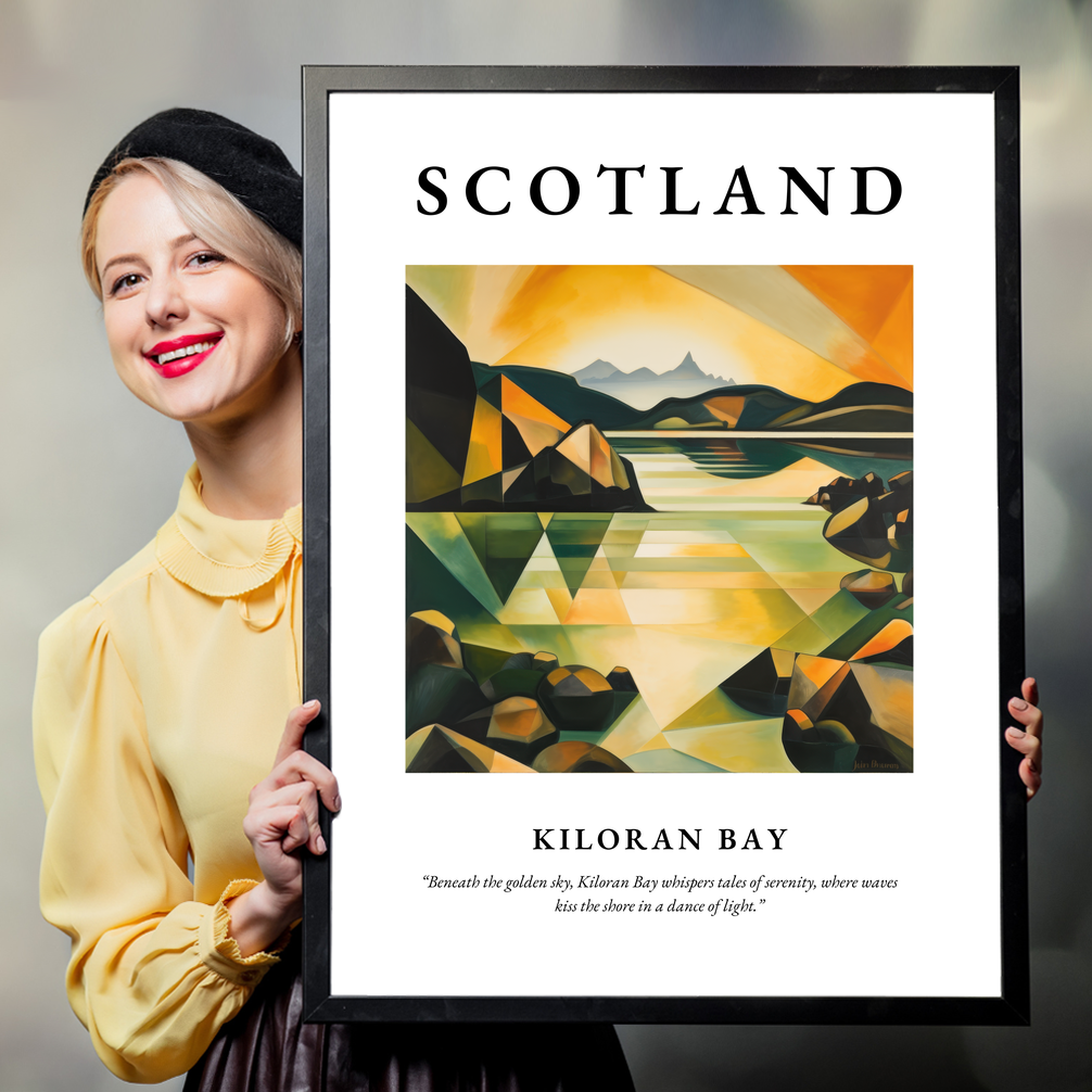 Kiloran Bay - Framed Poster Print