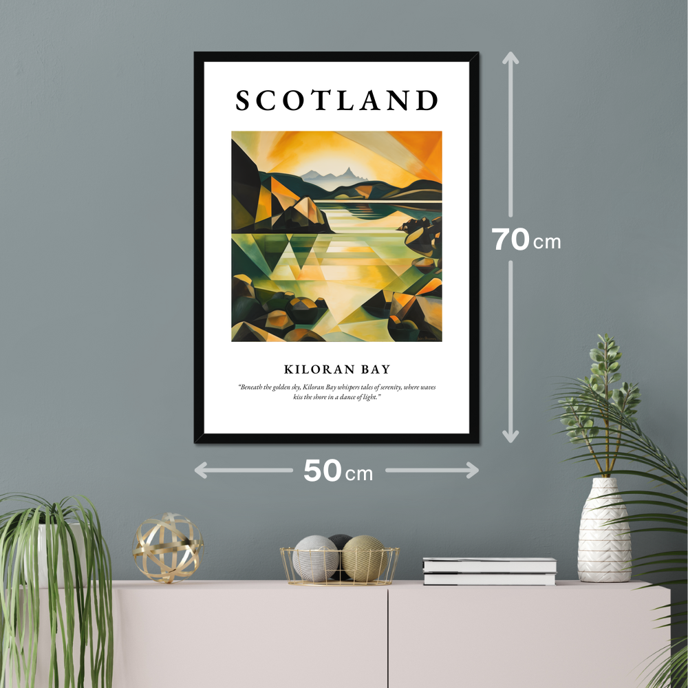 Kiloran Bay - Framed Poster Print