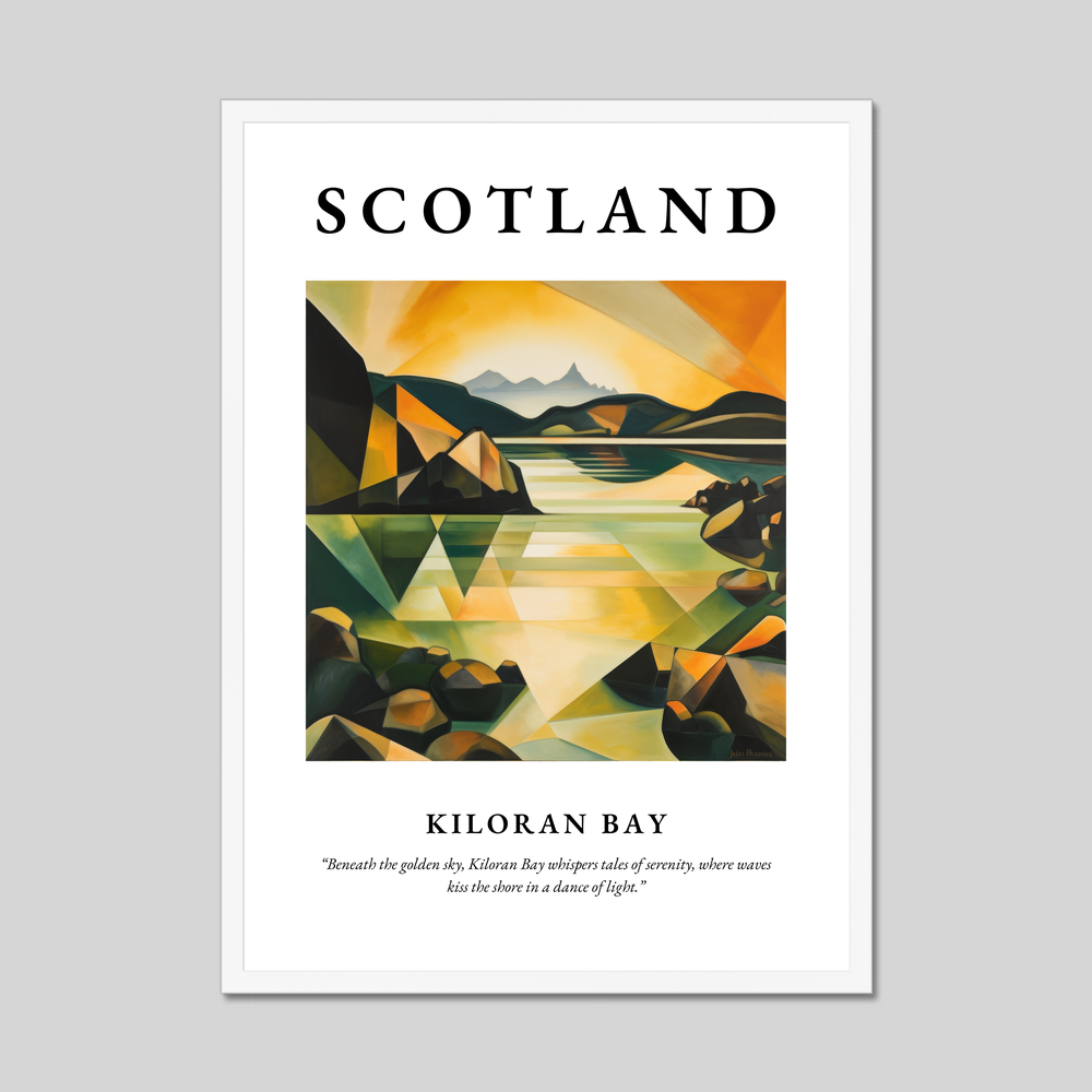 Kiloran Bay - Framed Poster Print