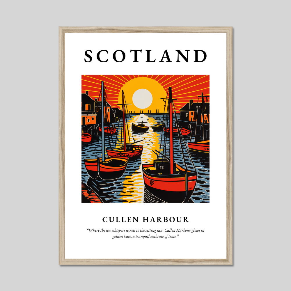 Cullen Harbour - Framed Poster Print