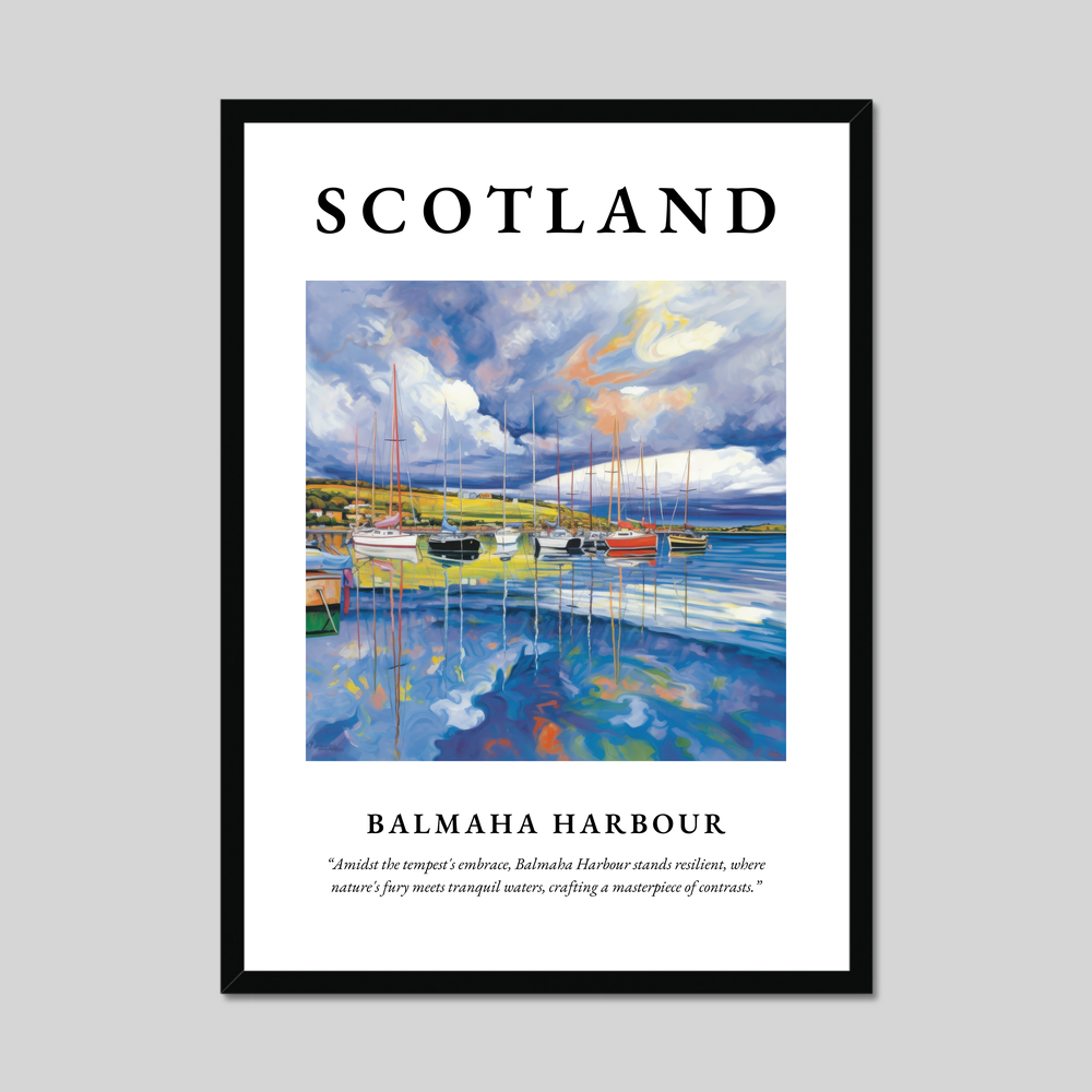 Balmaha Harbour - Framed Poster Print