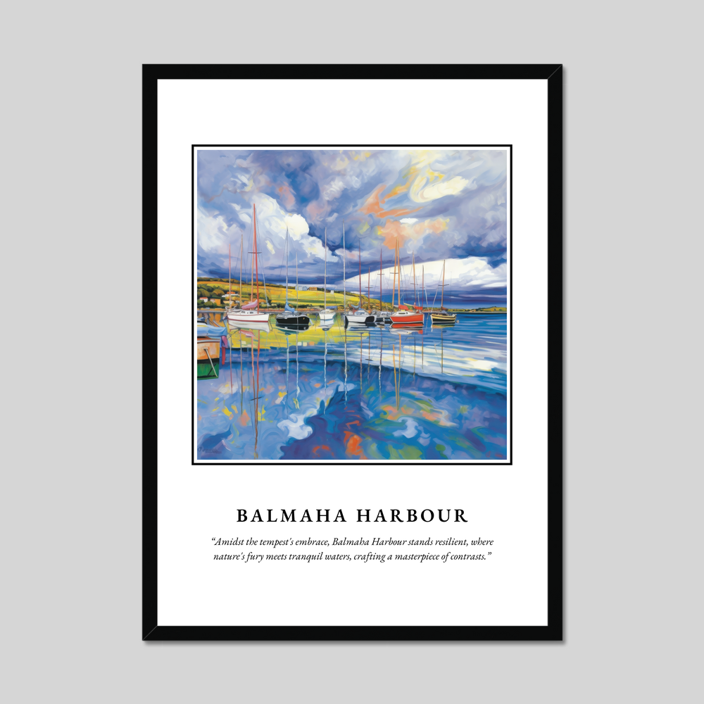 Balmaha Harbour - Framed Poster Print