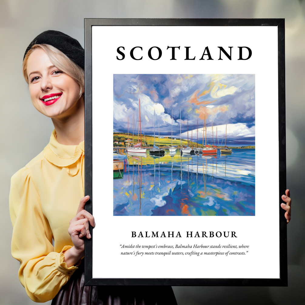 Balmaha Harbour - Framed Poster Print