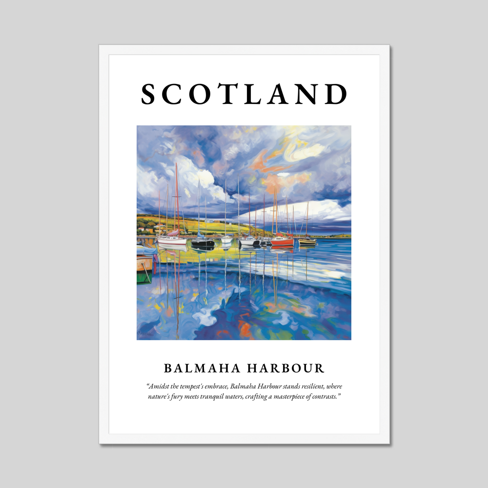 Balmaha Harbour - Framed Poster Print