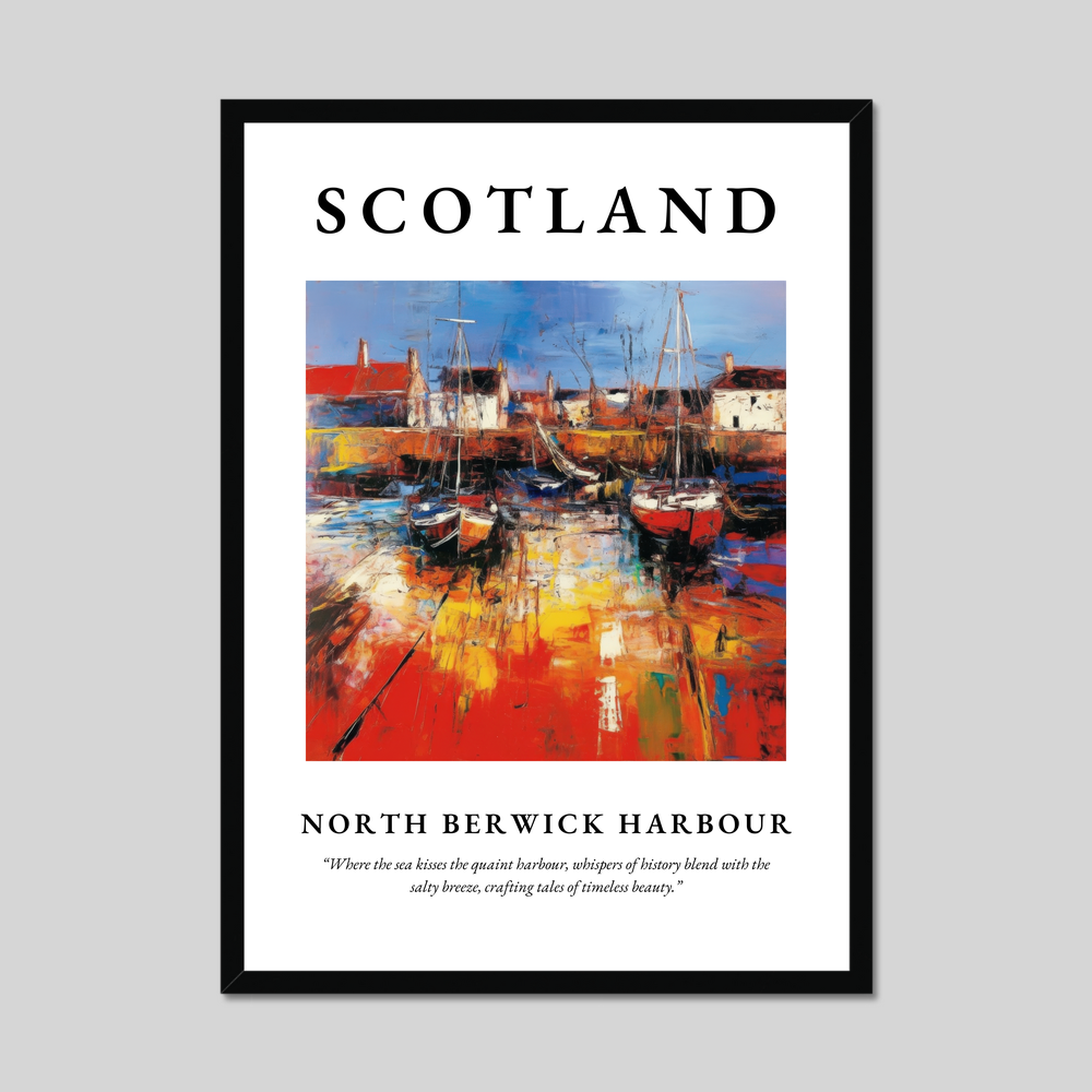 North Berwick Harbour - Framed Poster Print