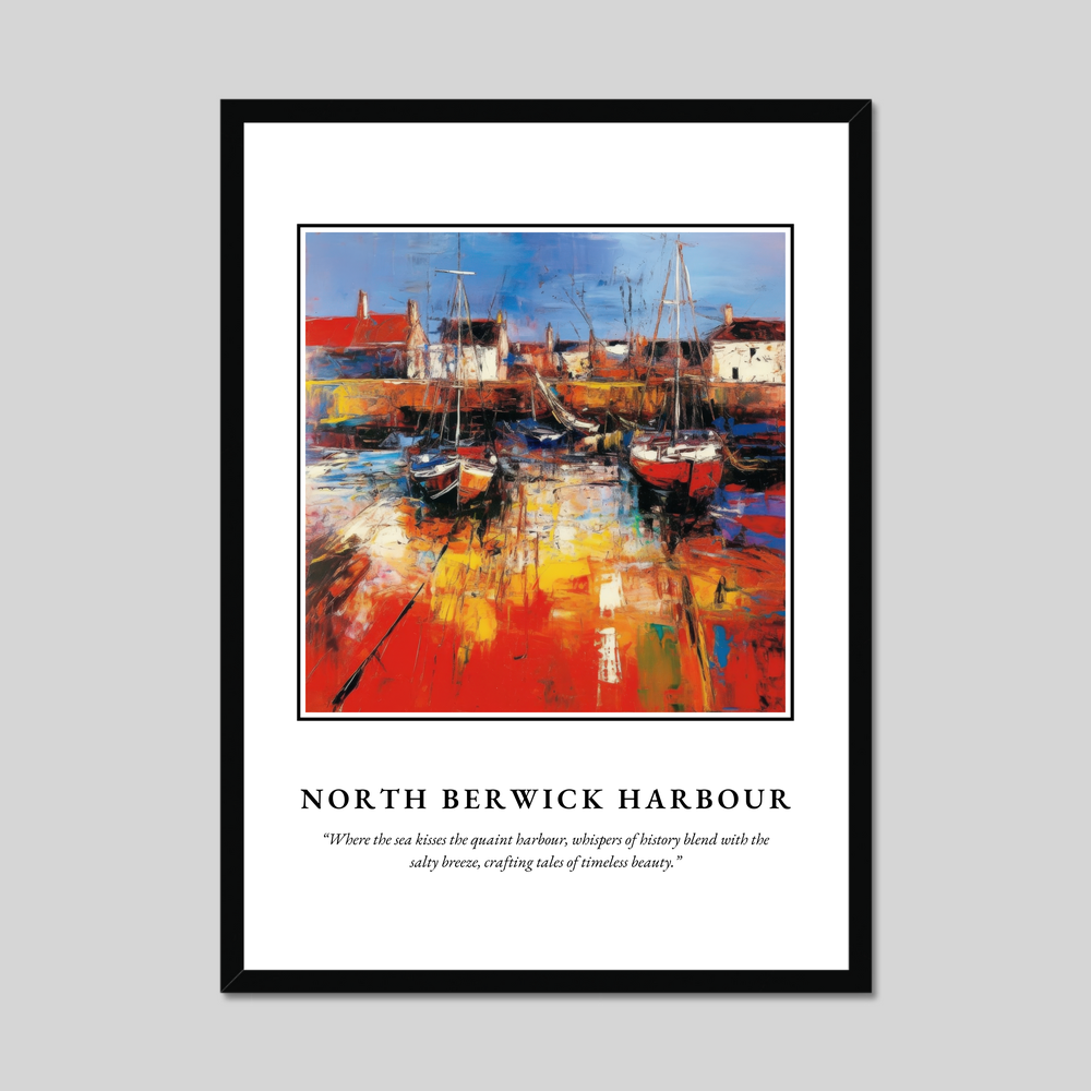 North Berwick Harbour - Framed Poster Print