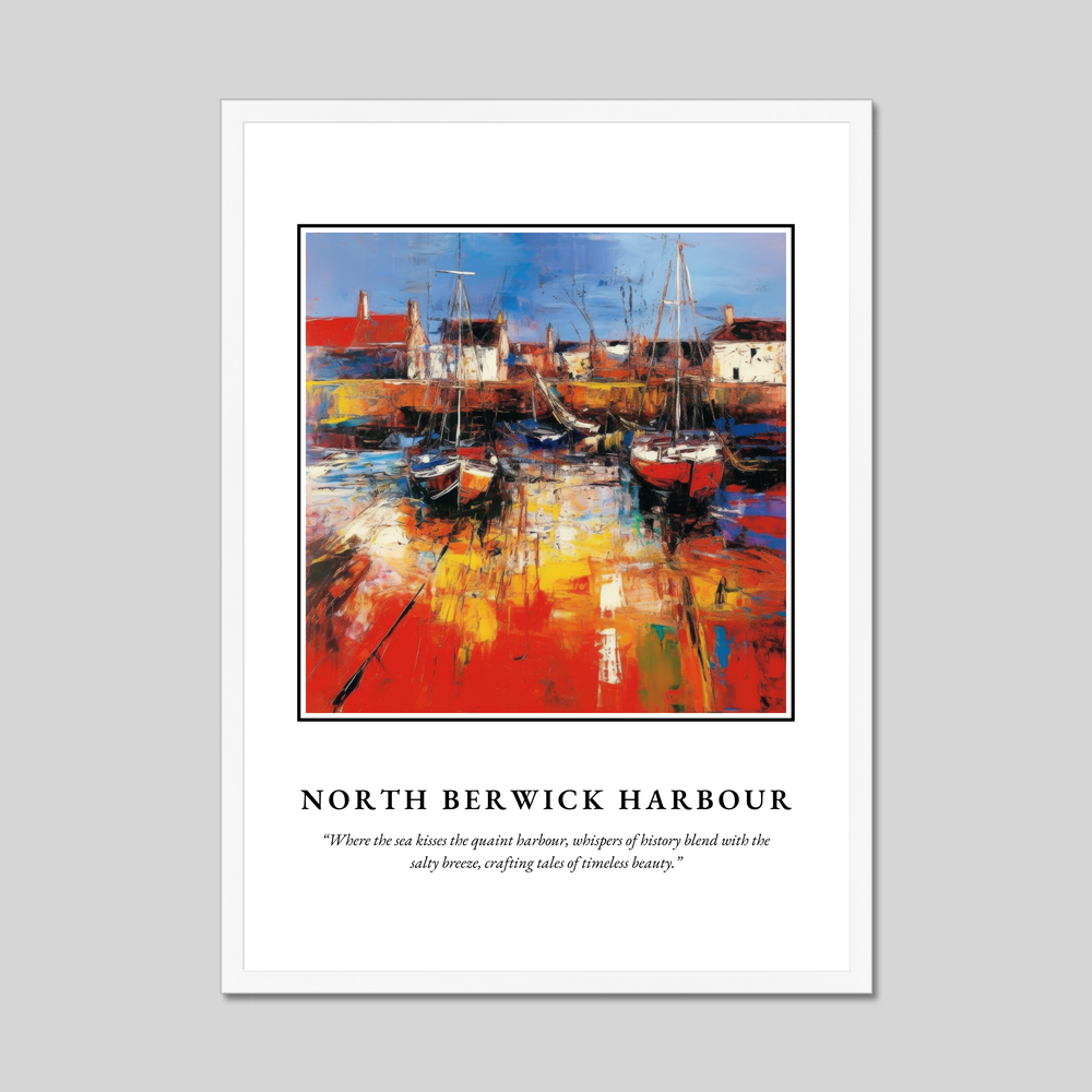 North Berwick Harbour - Framed Poster Print