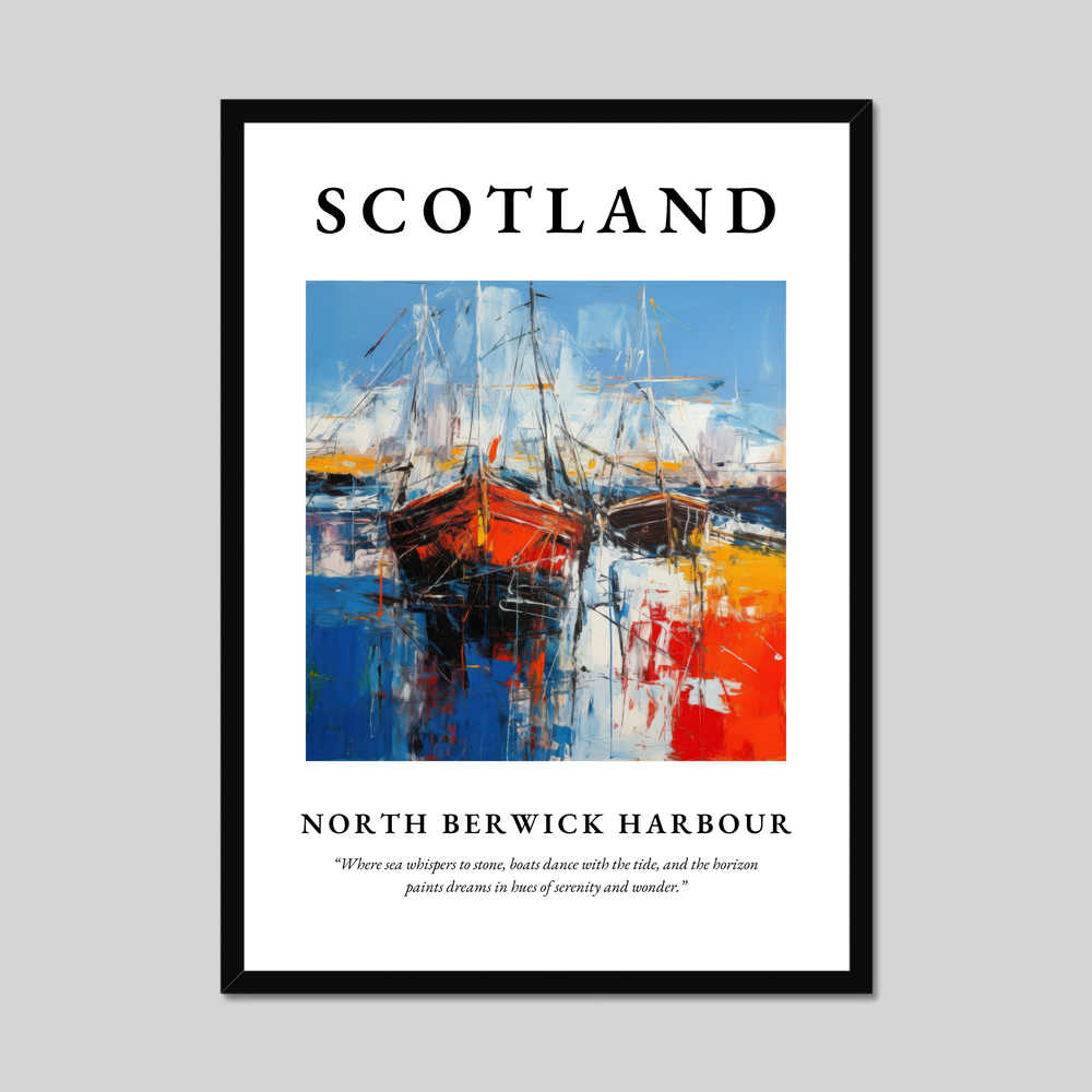 North Berwick Harbour - Framed Poster Print