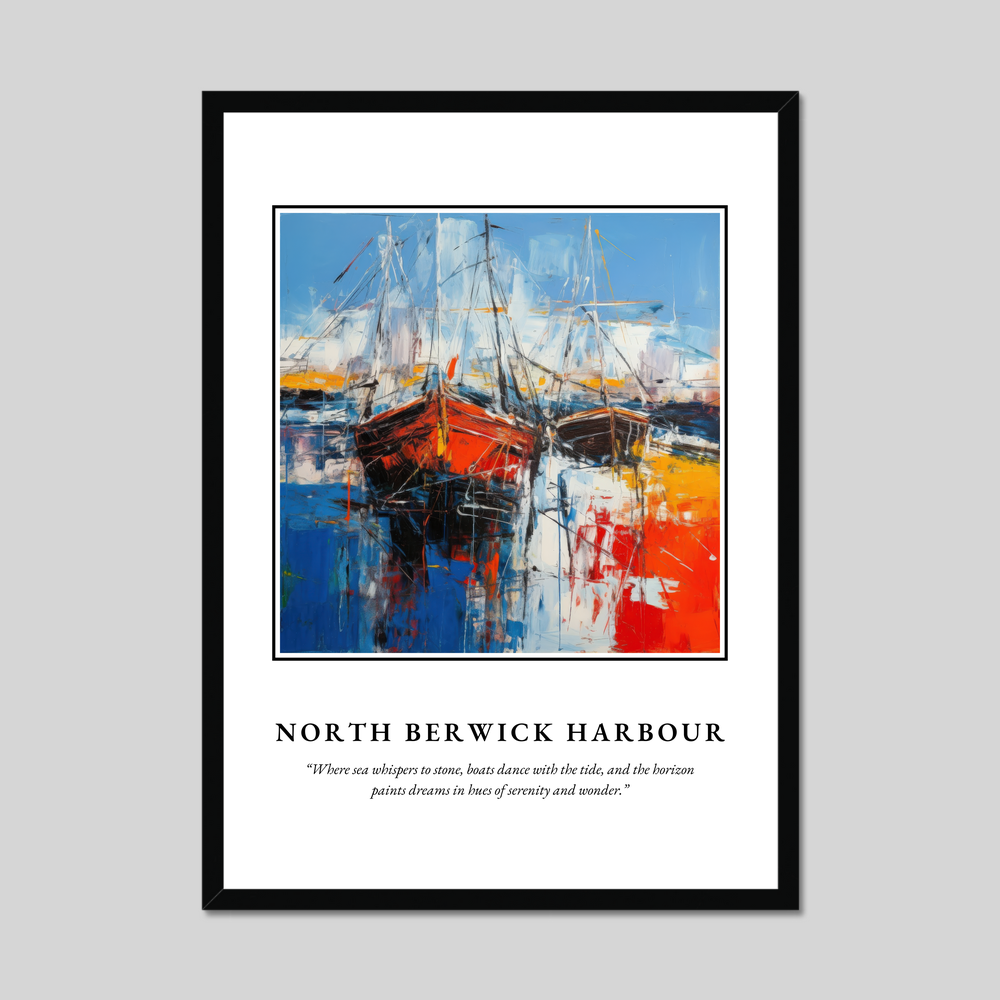 North Berwick Harbour - Framed Poster Print