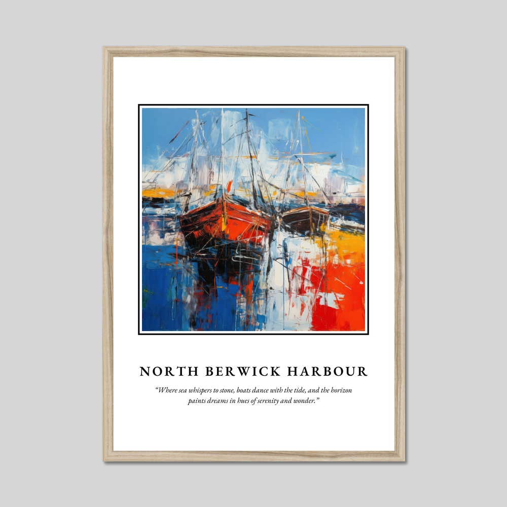 North Berwick Harbour - Framed Poster Print