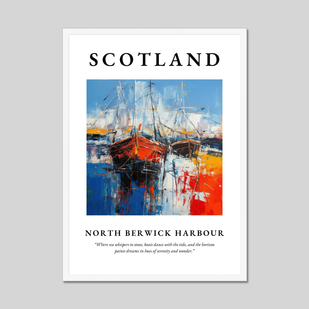 North Berwick Harbour - Framed Poster Print