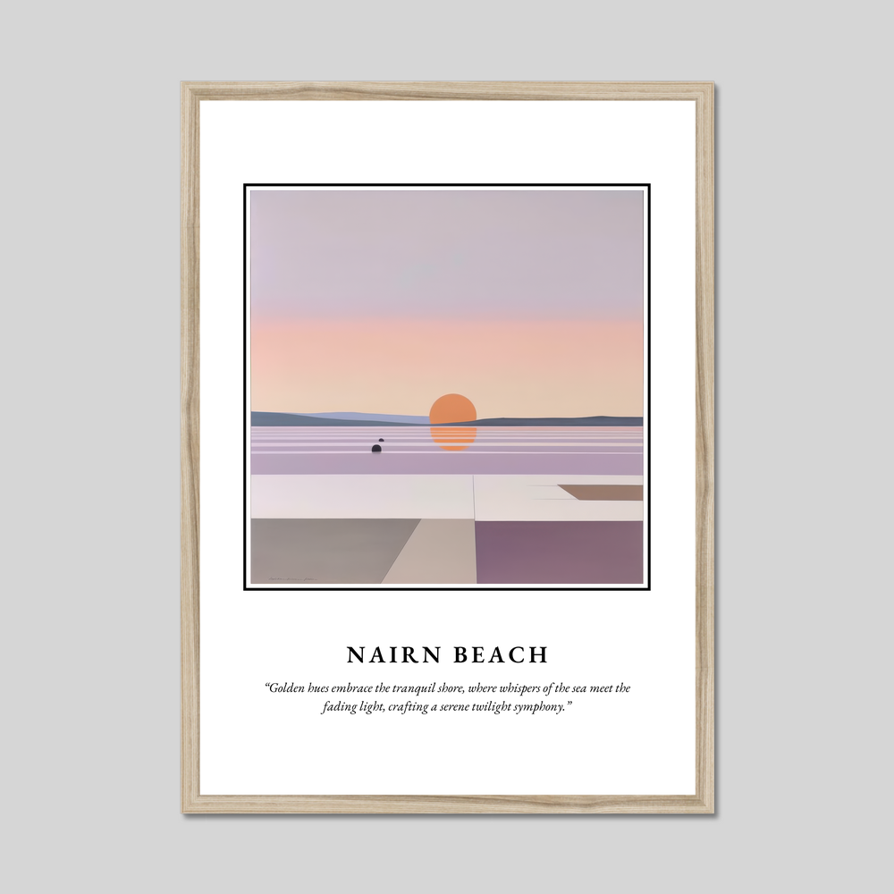 Nairn Beach - Framed Poster Print