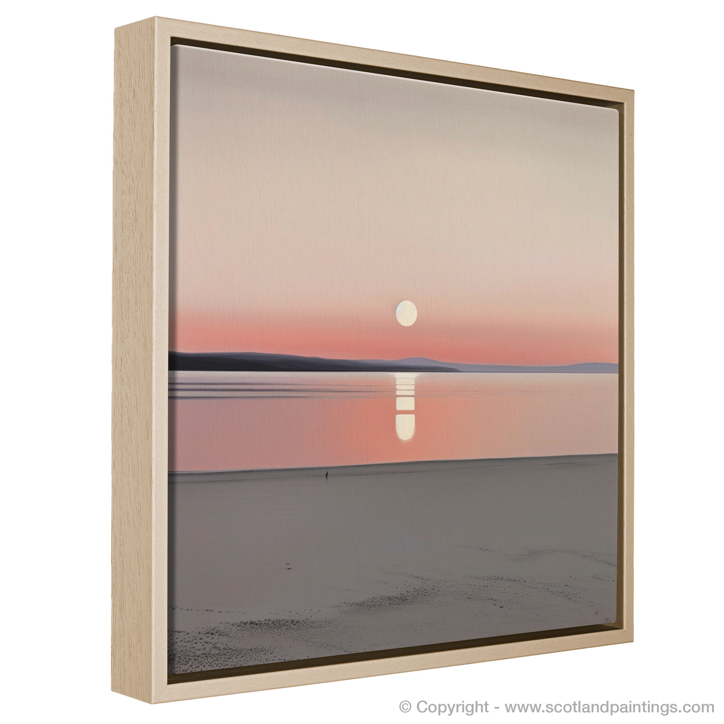 Nairn Beach Sunset Serenity: A Minimalist Masterpiece