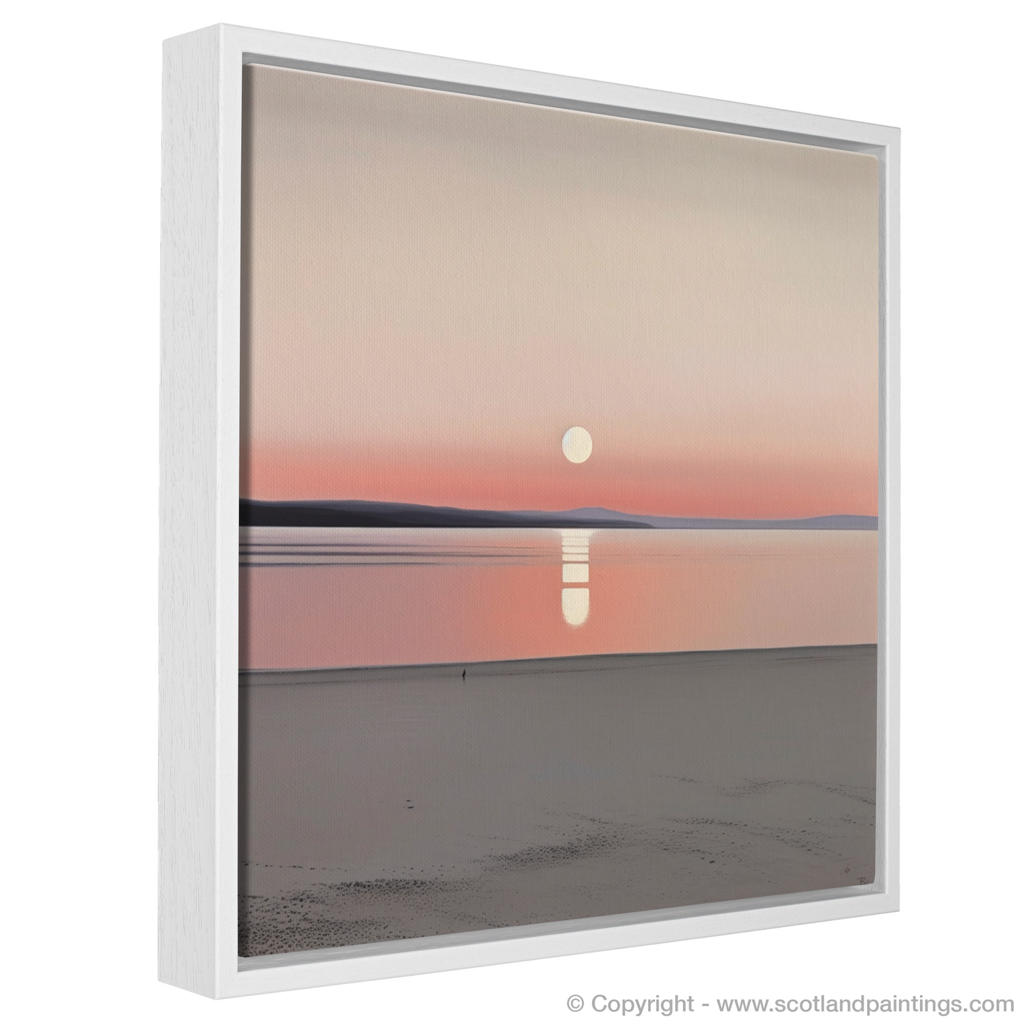 Nairn Beach Sunset Serenity: A Minimalist Masterpiece