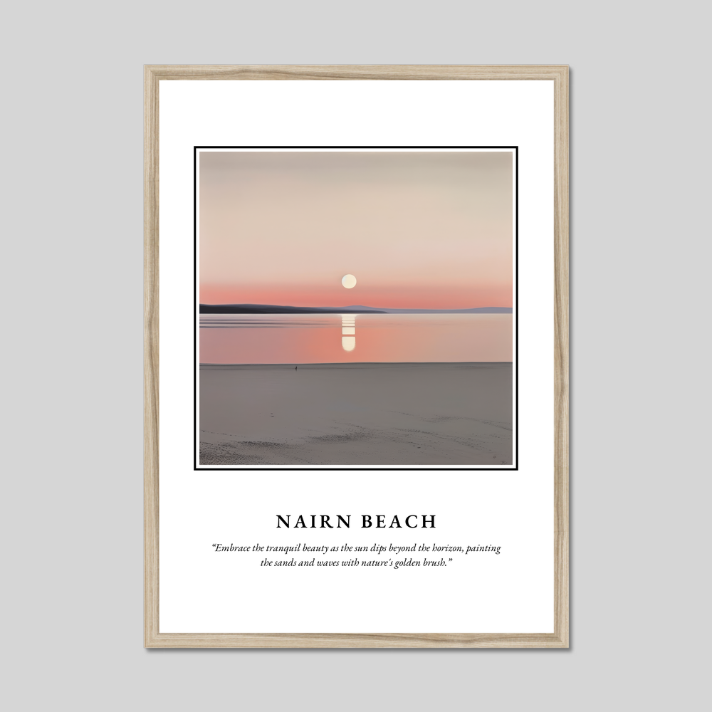 Nairn Beach - Framed Poster Print