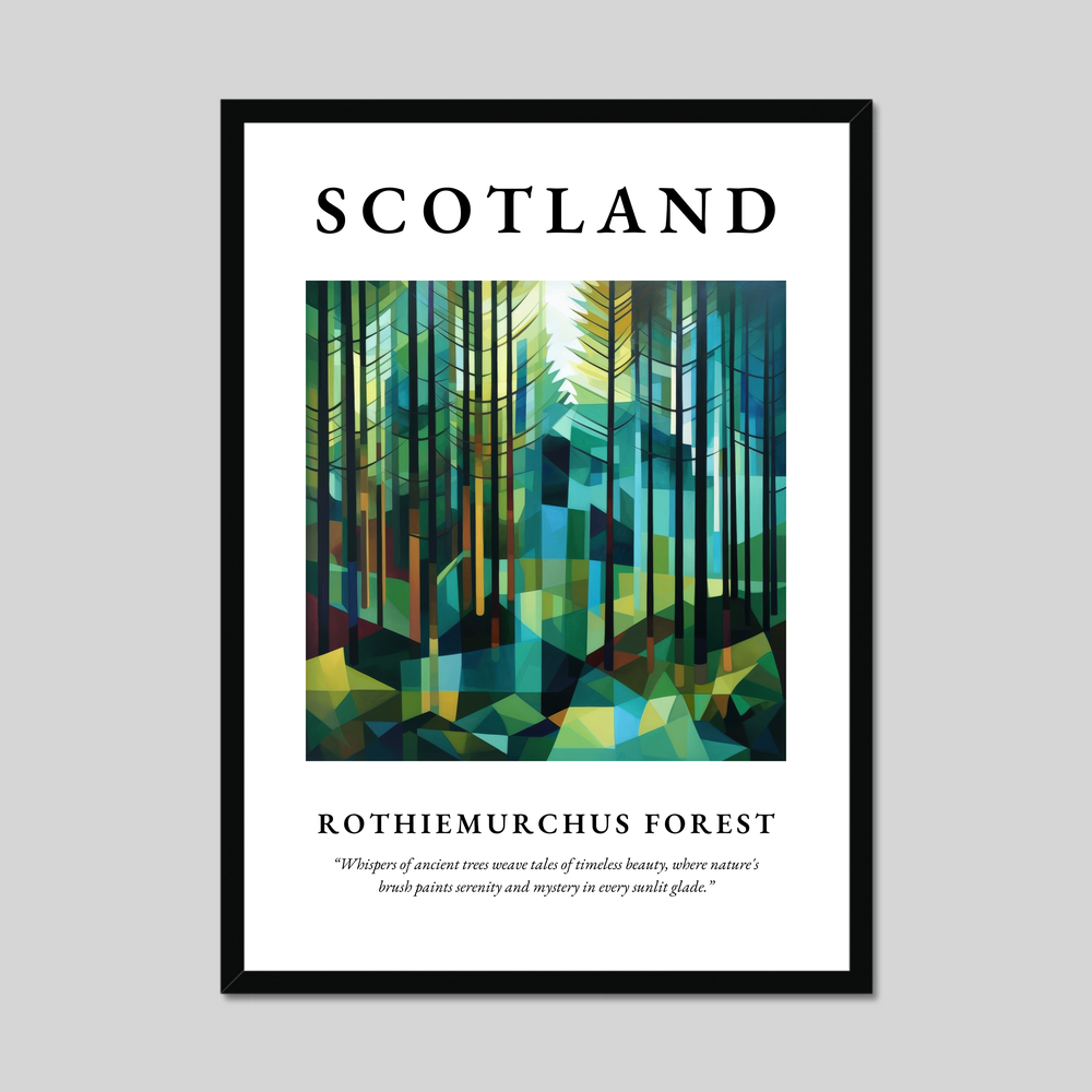 Rothiemurchus Forest - Framed Poster Print