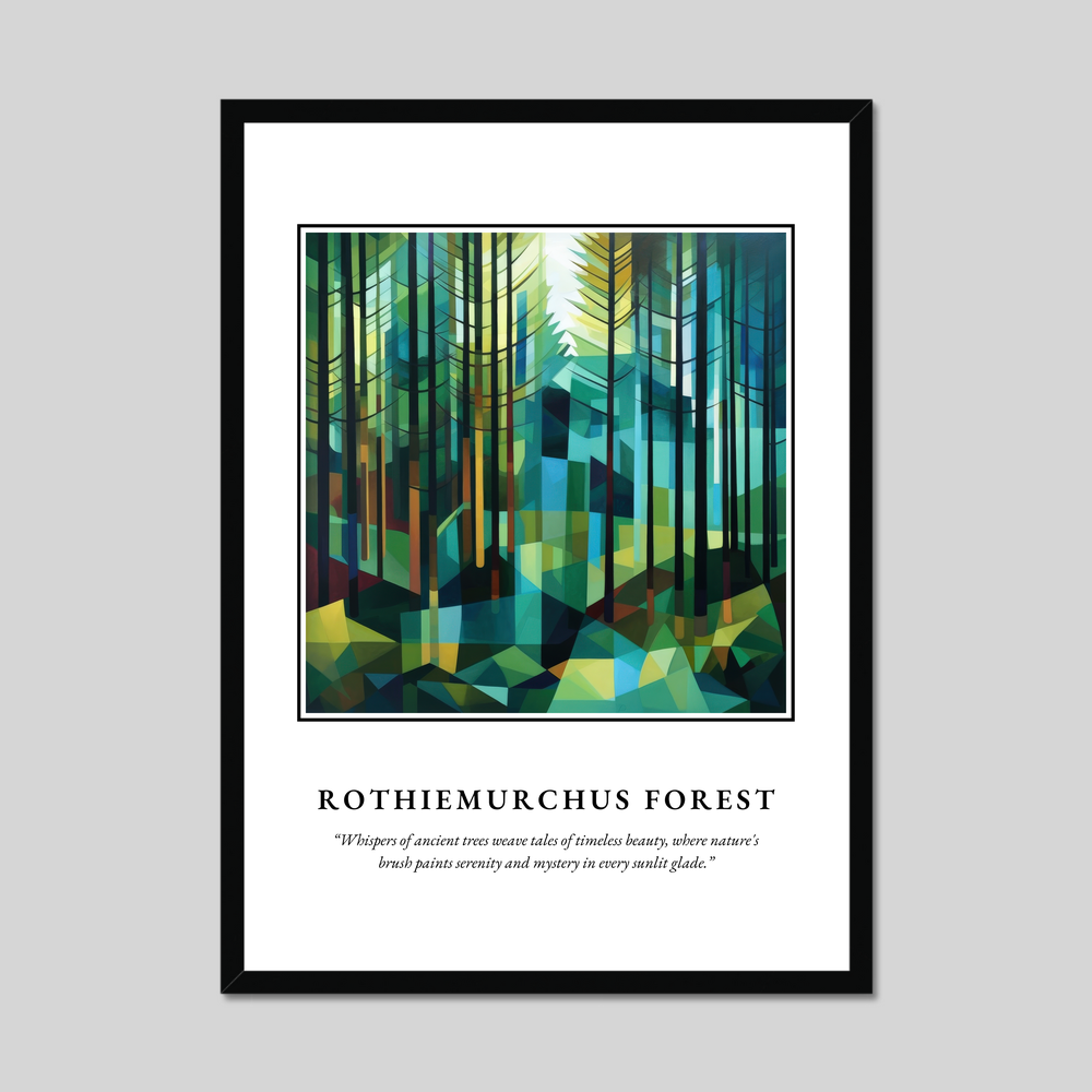 Rothiemurchus Forest - Framed Poster Print