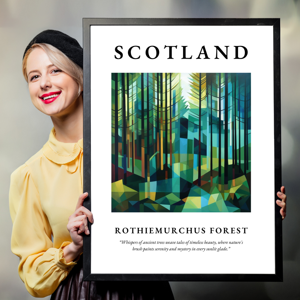 Rothiemurchus Forest - Framed Poster Print