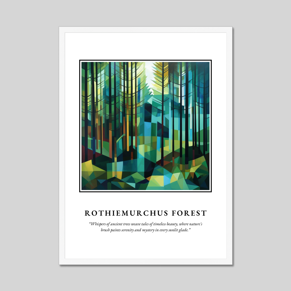 Rothiemurchus Forest - Framed Poster Print