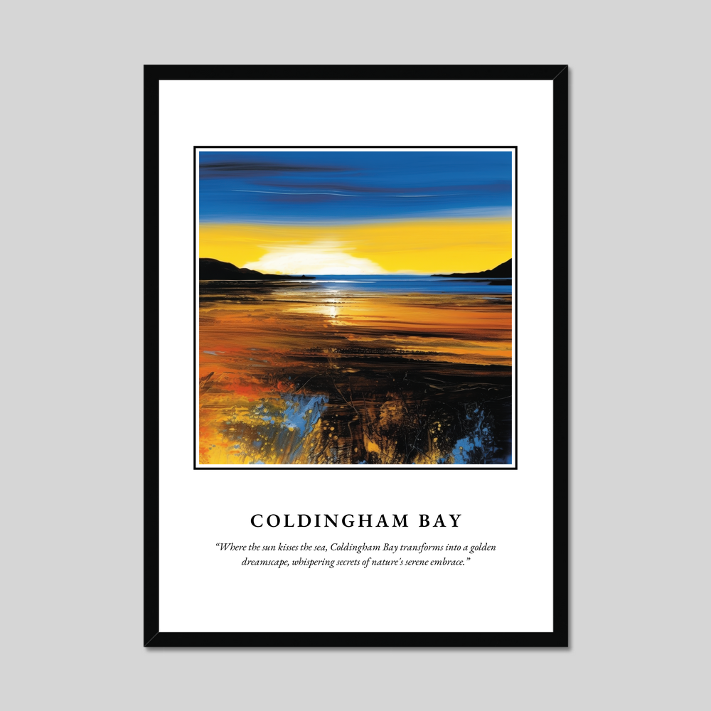 Coldingham Bay - Framed Poster Print