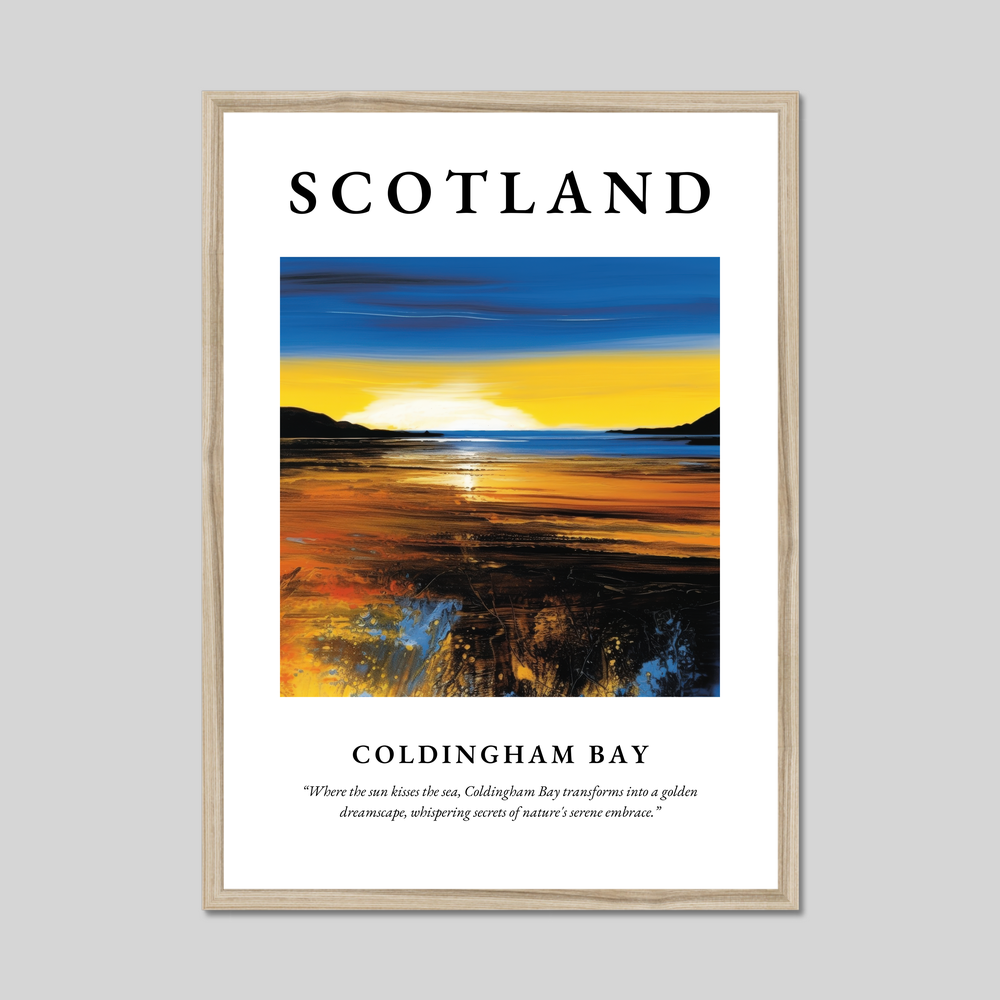 Coldingham Bay - Framed Poster Print