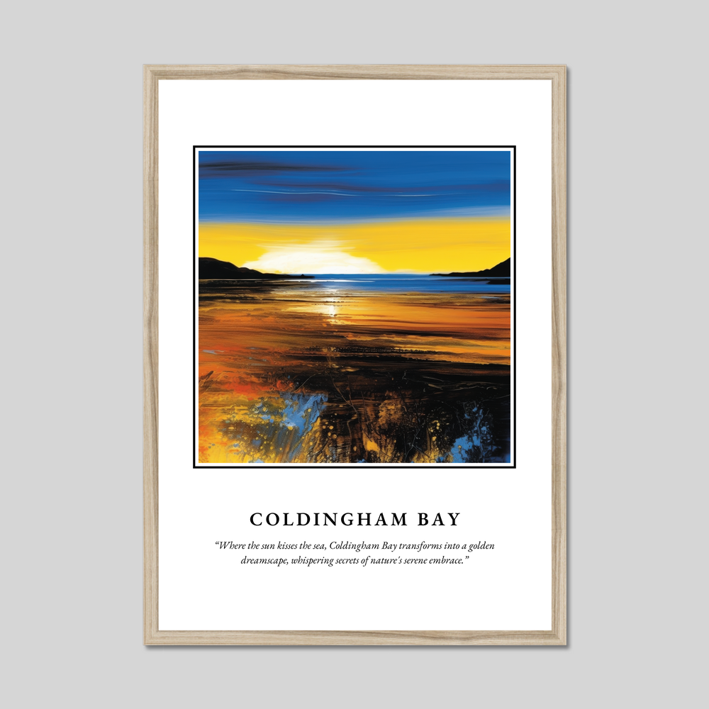 Coldingham Bay - Framed Poster Print