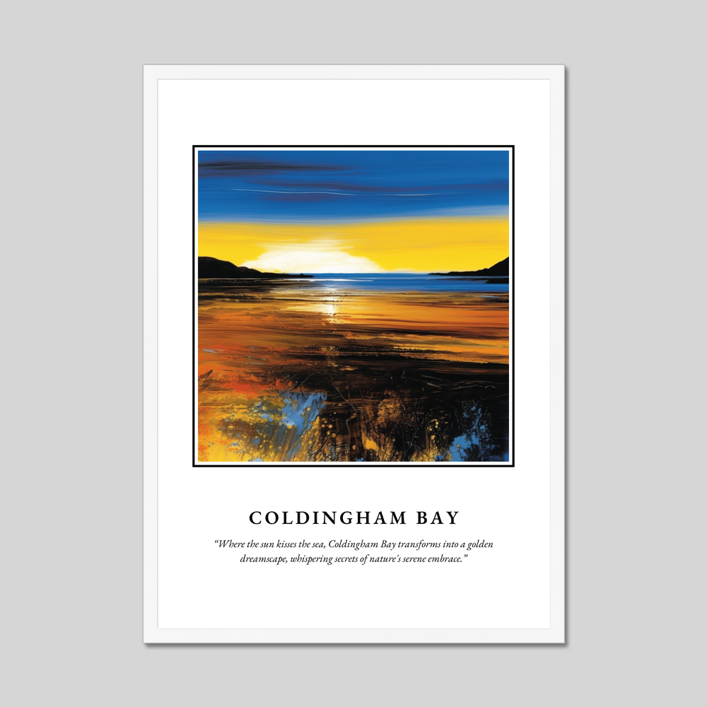 Coldingham Bay - Framed Poster Print