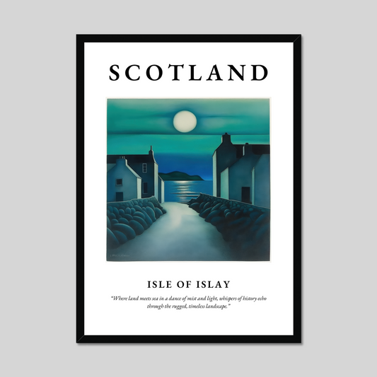 Isle of Islay - Framed Poster Print