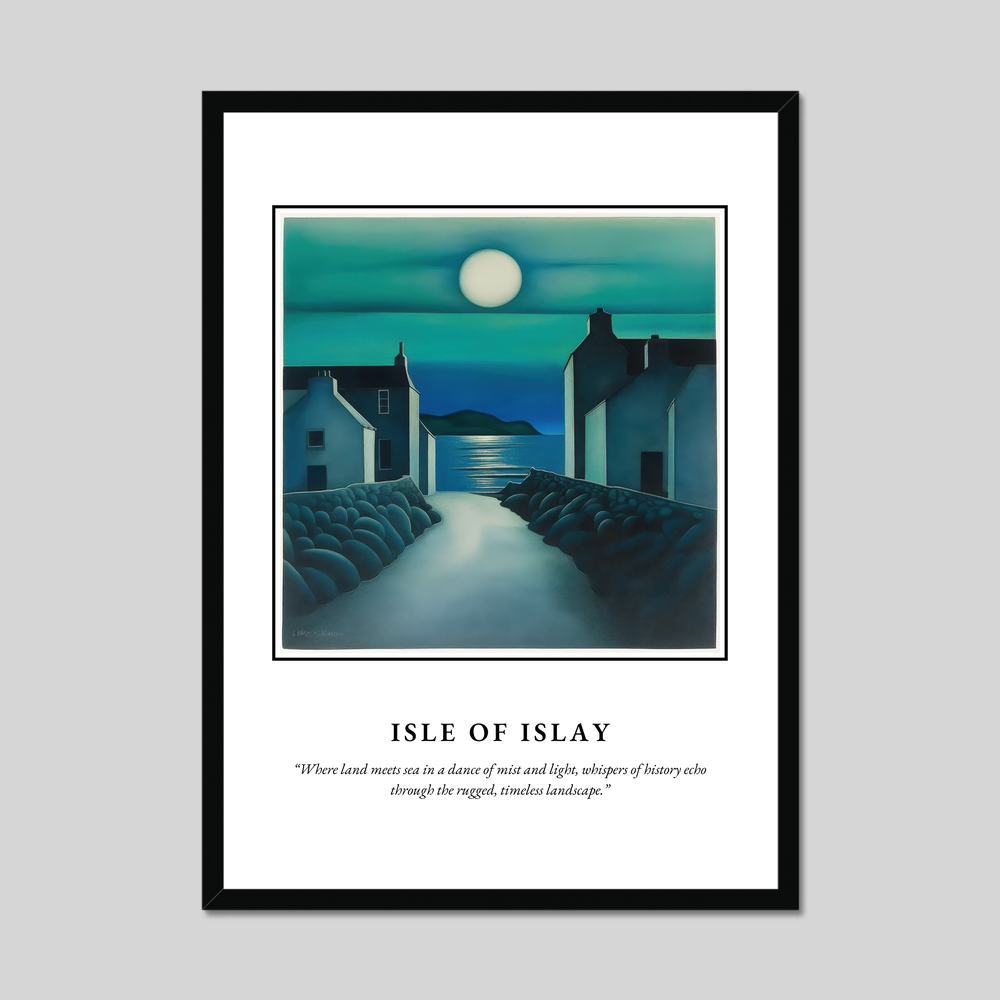 Isle of Islay - Framed Poster Print