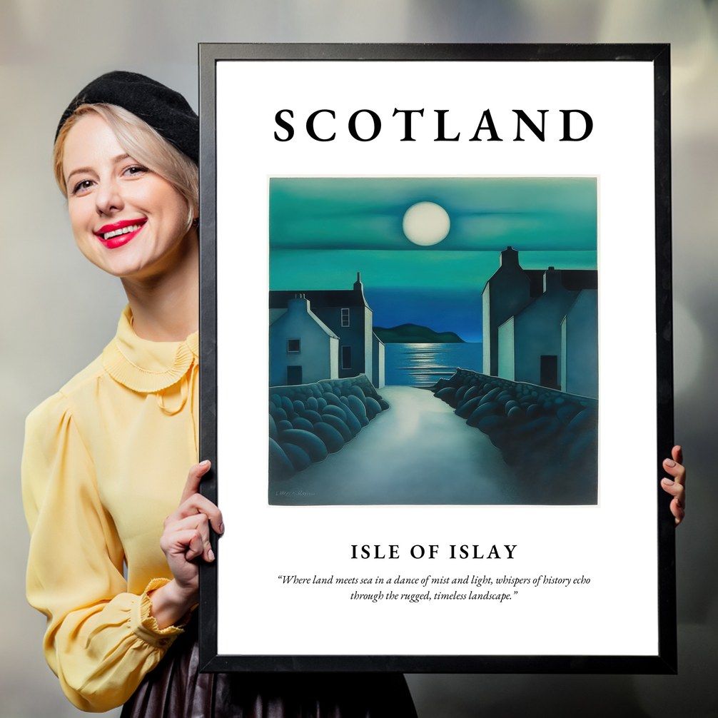 Isle of Islay - Framed Poster Print