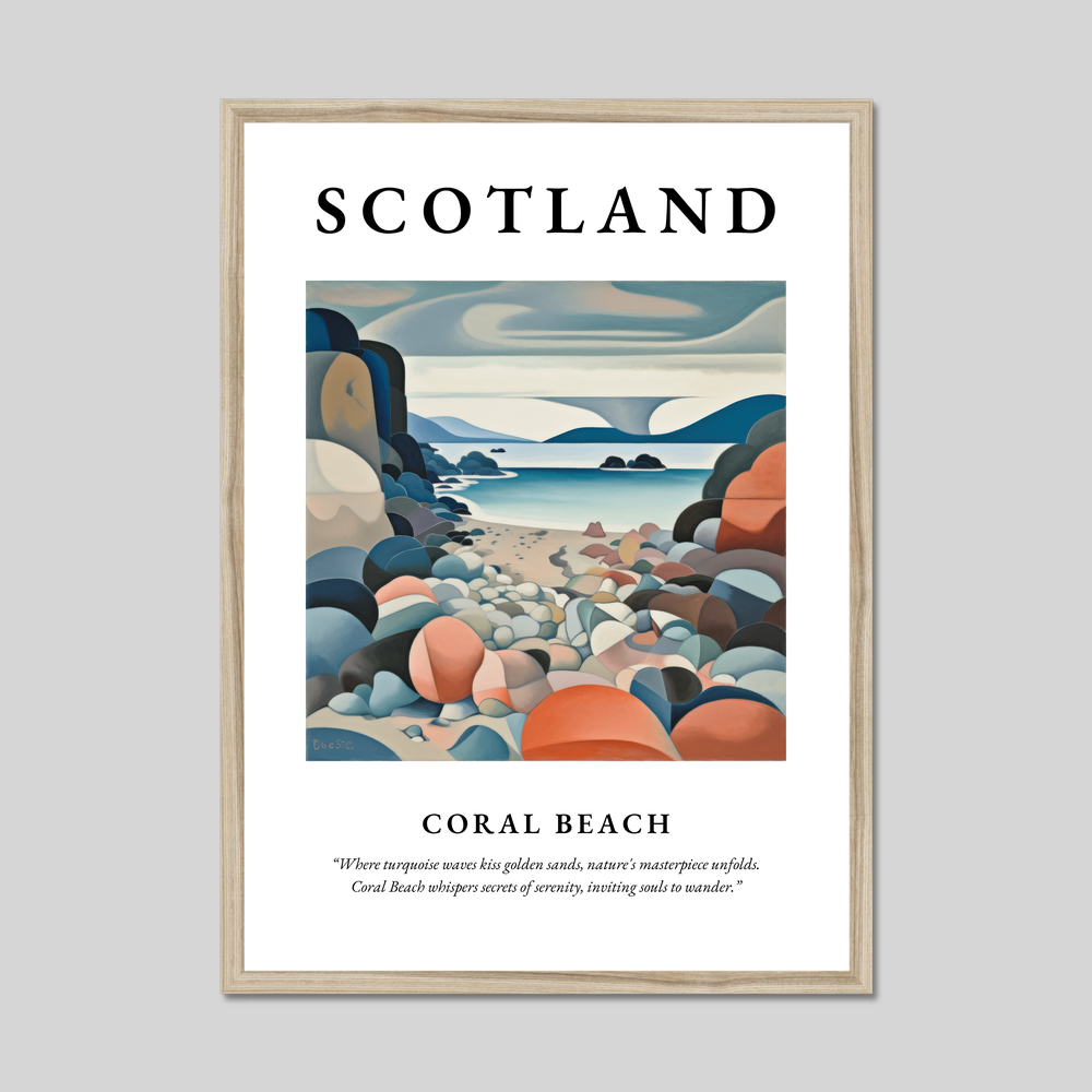 Coral Beach - Framed Poster Print