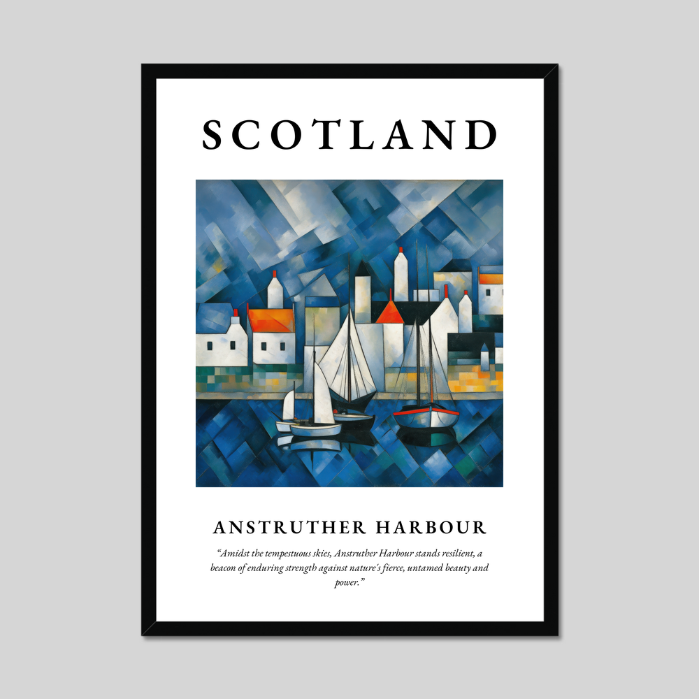 Anstruther Harbour - Framed Poster Print