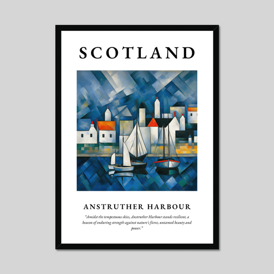 Anstruther Harbour - Framed Poster Print