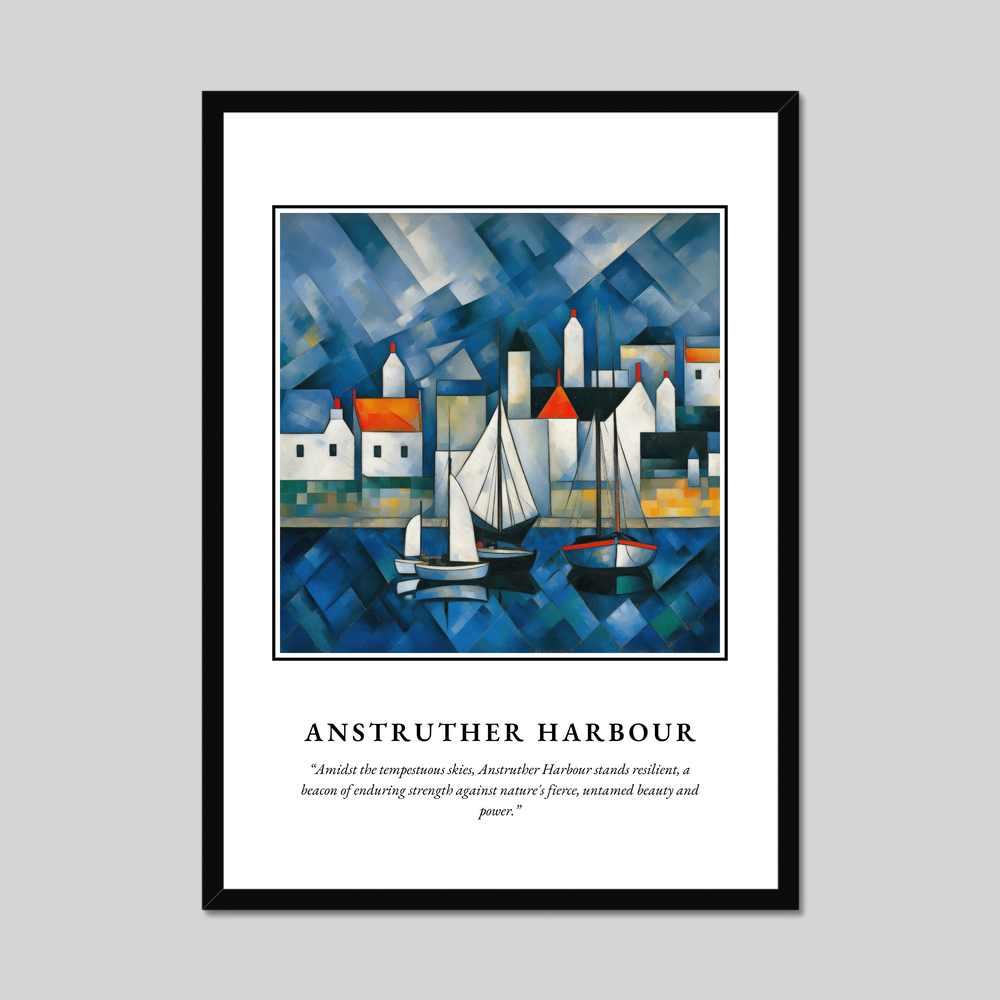 Anstruther Harbour - Framed Poster Print