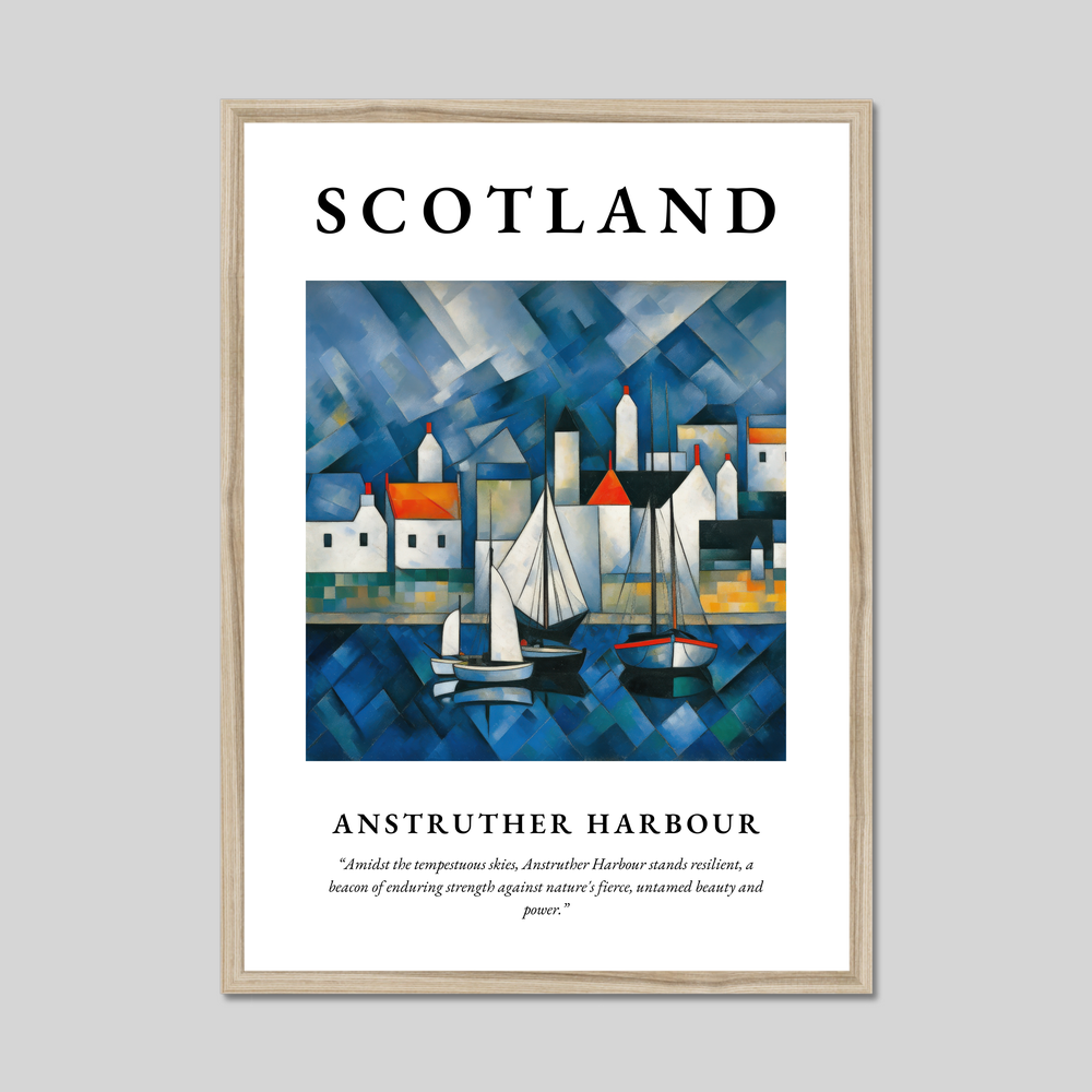 Anstruther Harbour - Framed Poster Print