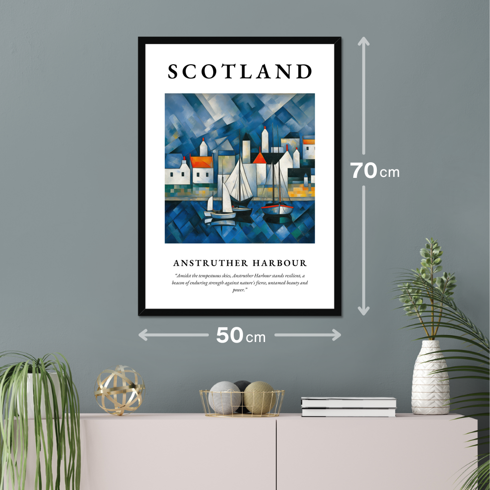 Anstruther Harbour - Framed Poster Print