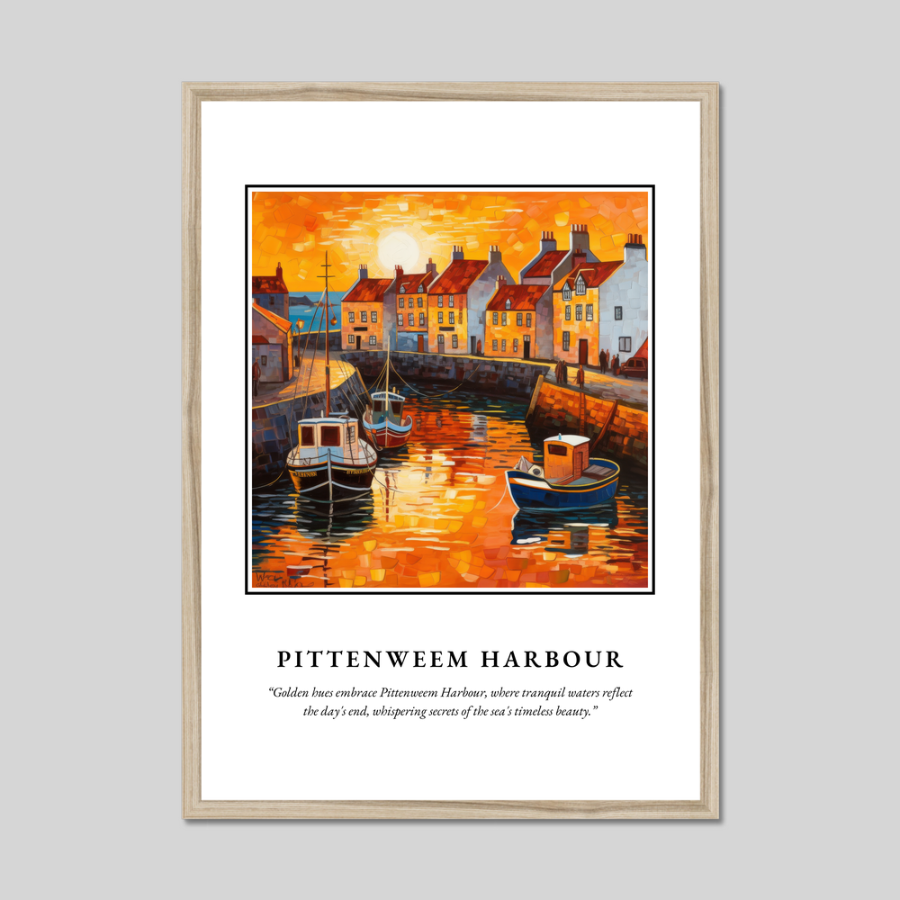 Pittenweem Harbour - Framed Poster Print