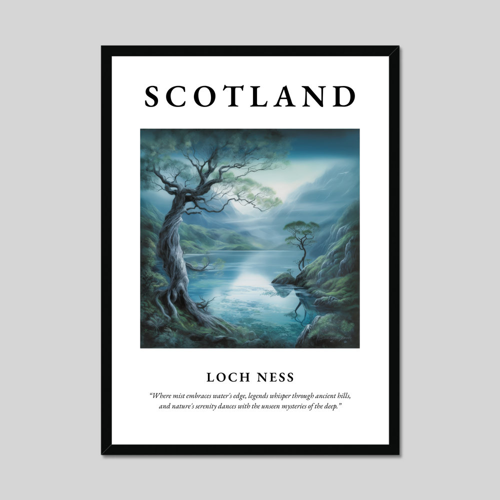 Loch Ness - Framed Poster Print