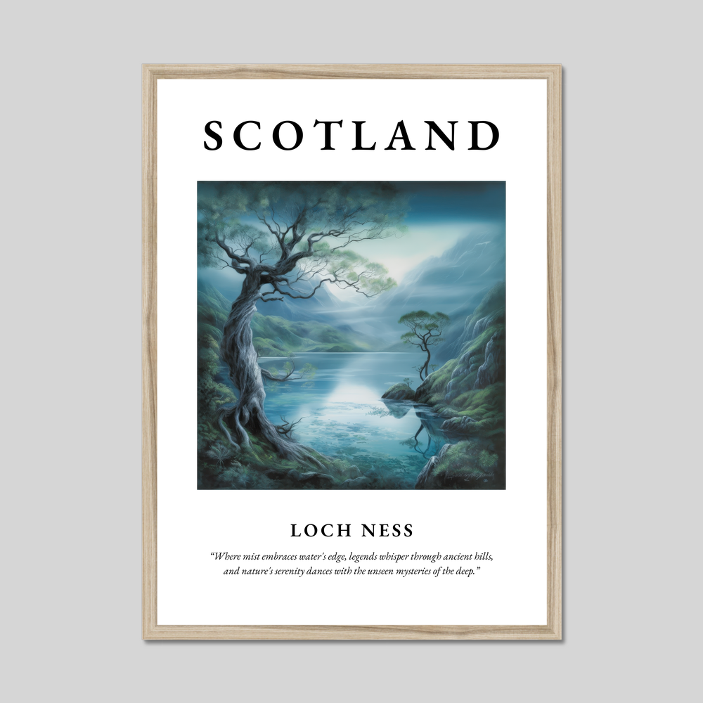 Loch Ness - Framed Poster Print